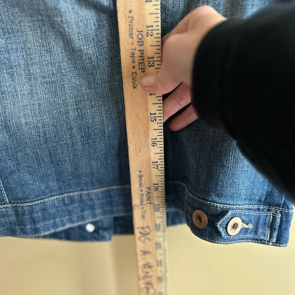 Cotton denim vest - Picture 9 of 11